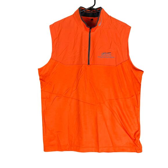 Nike Other - Nike Golf Mens Vest Orange Beacon Dry Fit Tour Performance Vest Stretch XL